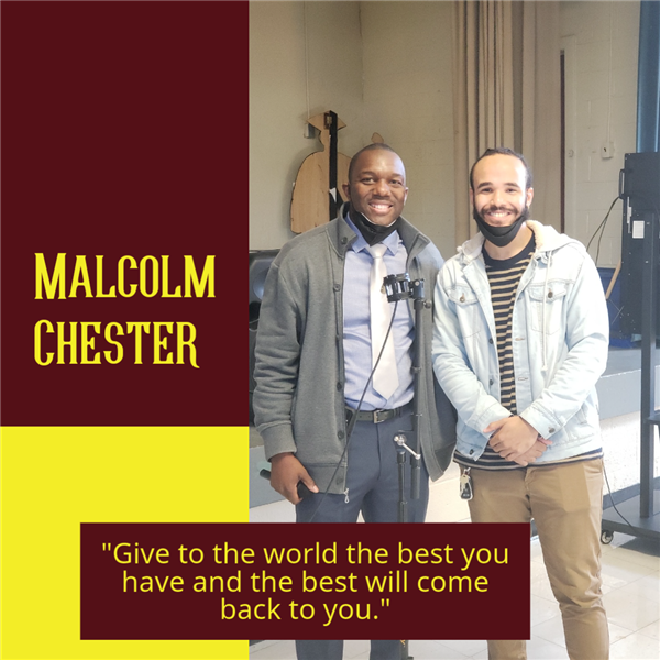 Mr. Boayue and Malcolm Chester 
